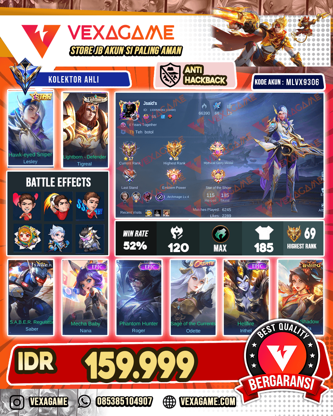 Lesley Annualstar | Tigreal Lightborn