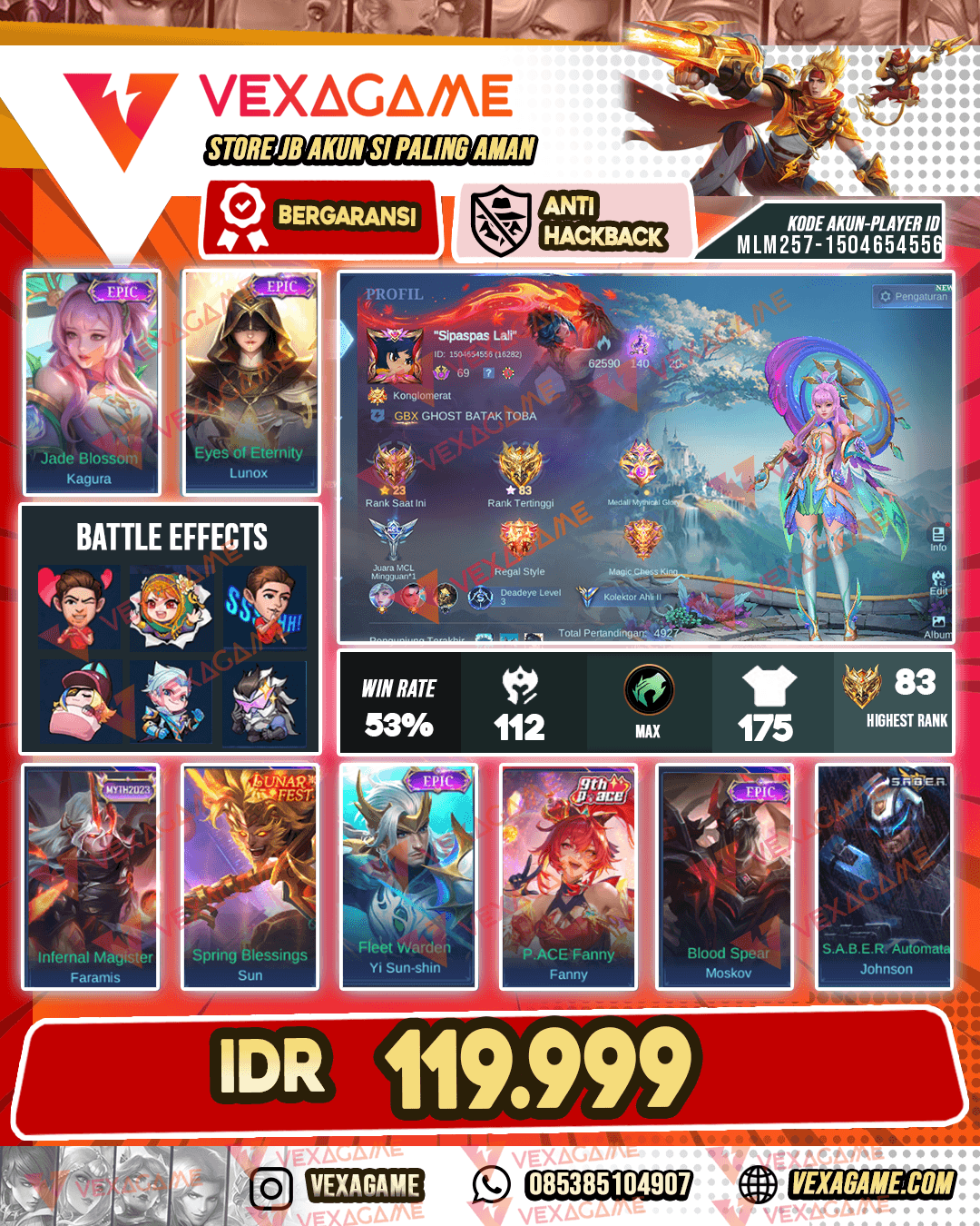 Kagura Epic X Lunox Epic | Emblem MAX