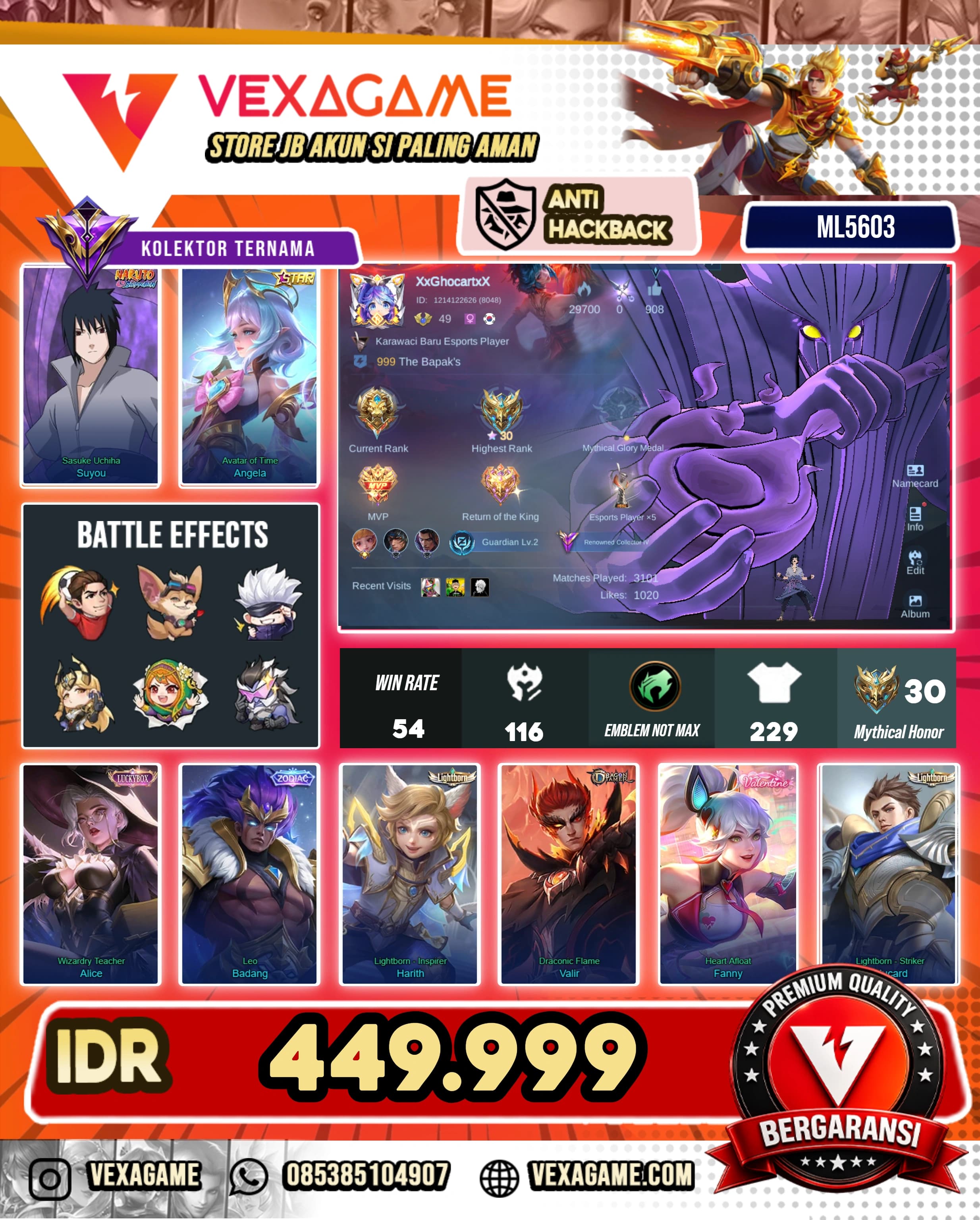 Suyou Sasuke | Angela Annual Starlight