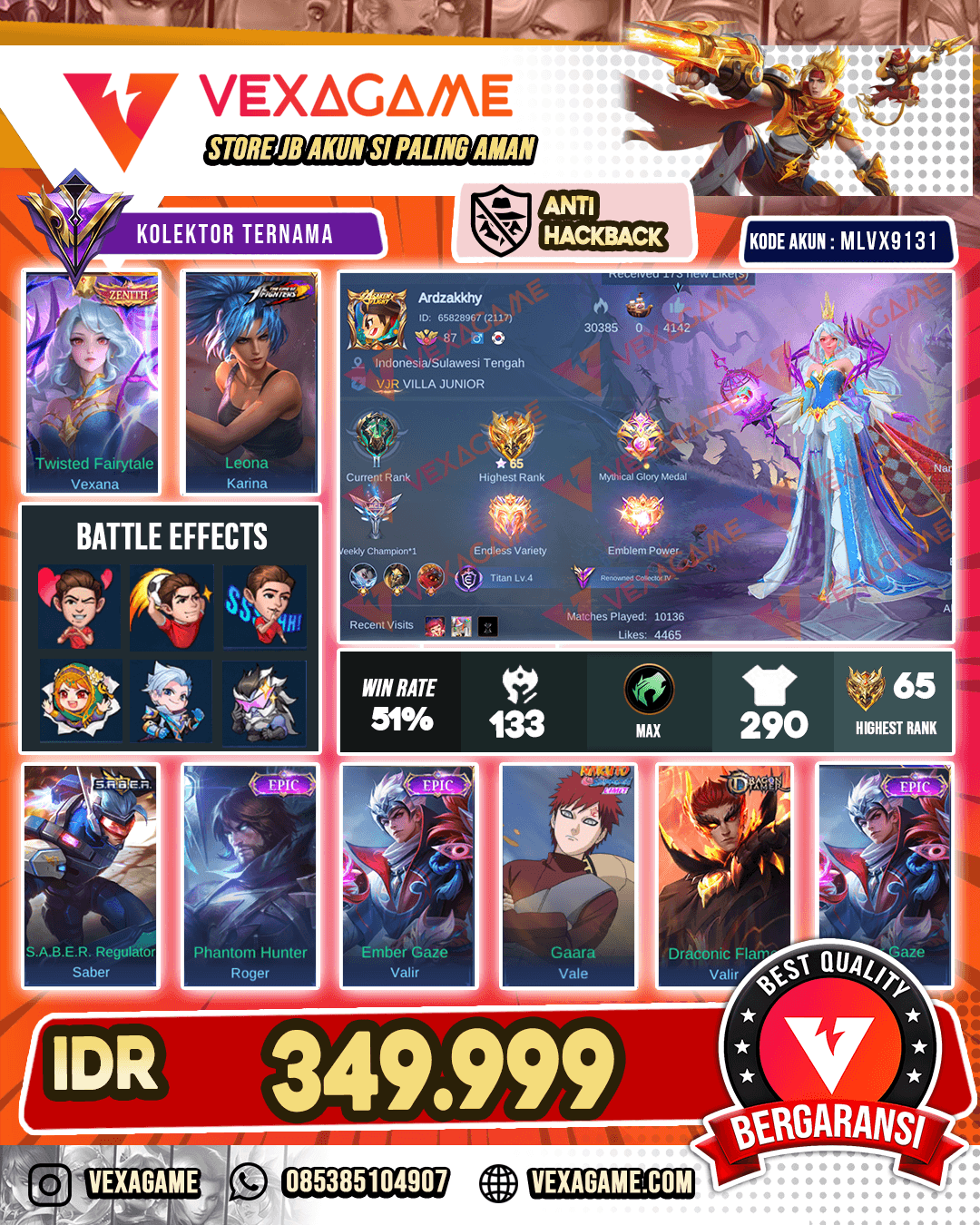 Vexana Zenith X Karina Epic