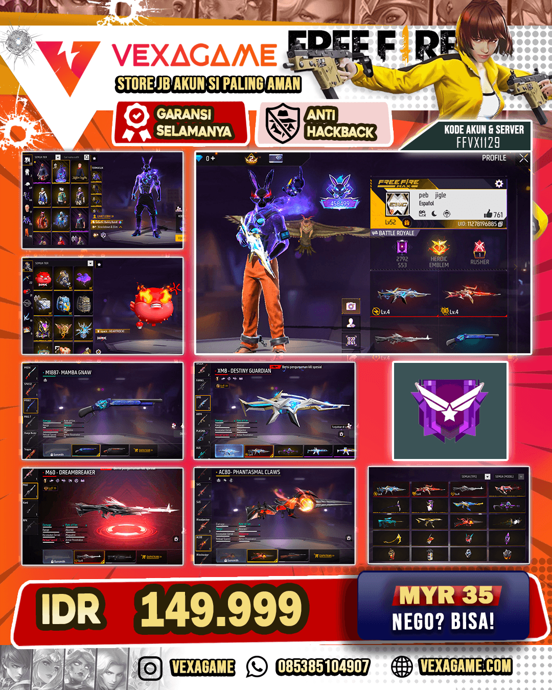 Bunny Bundle | 3 Evo | Sg Mamba | Vaul 115++