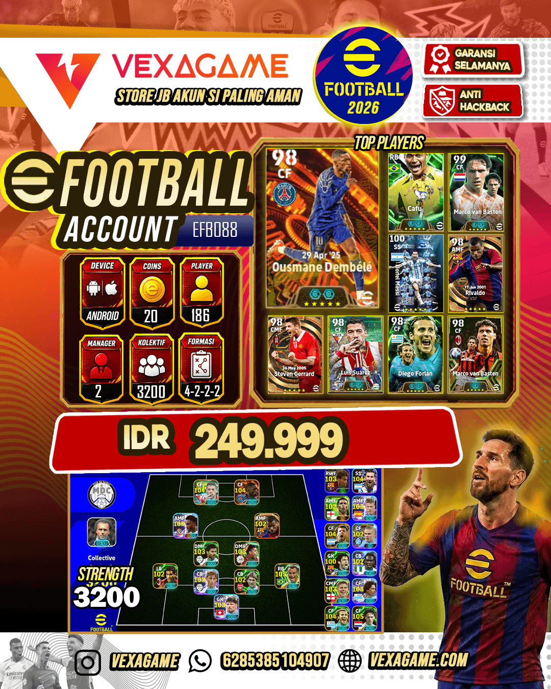 Dembele Big Time | Cafu Epic | Gerrard Epic | Suarez Epic | Diego Forlan Epic