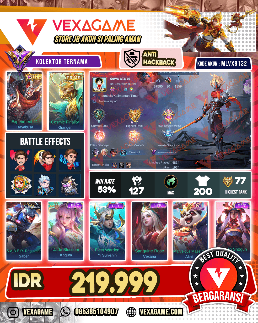 Hayabusa Annualstart X Granger Prime