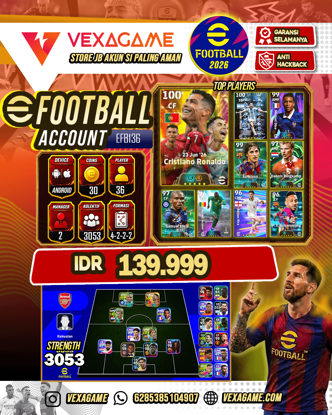 Cristiano Ronaldo Bigtime, Samuel Eto'o Epic, edmilson epic ,andriy Shevchenko epic ,dennis bergkamp epic
