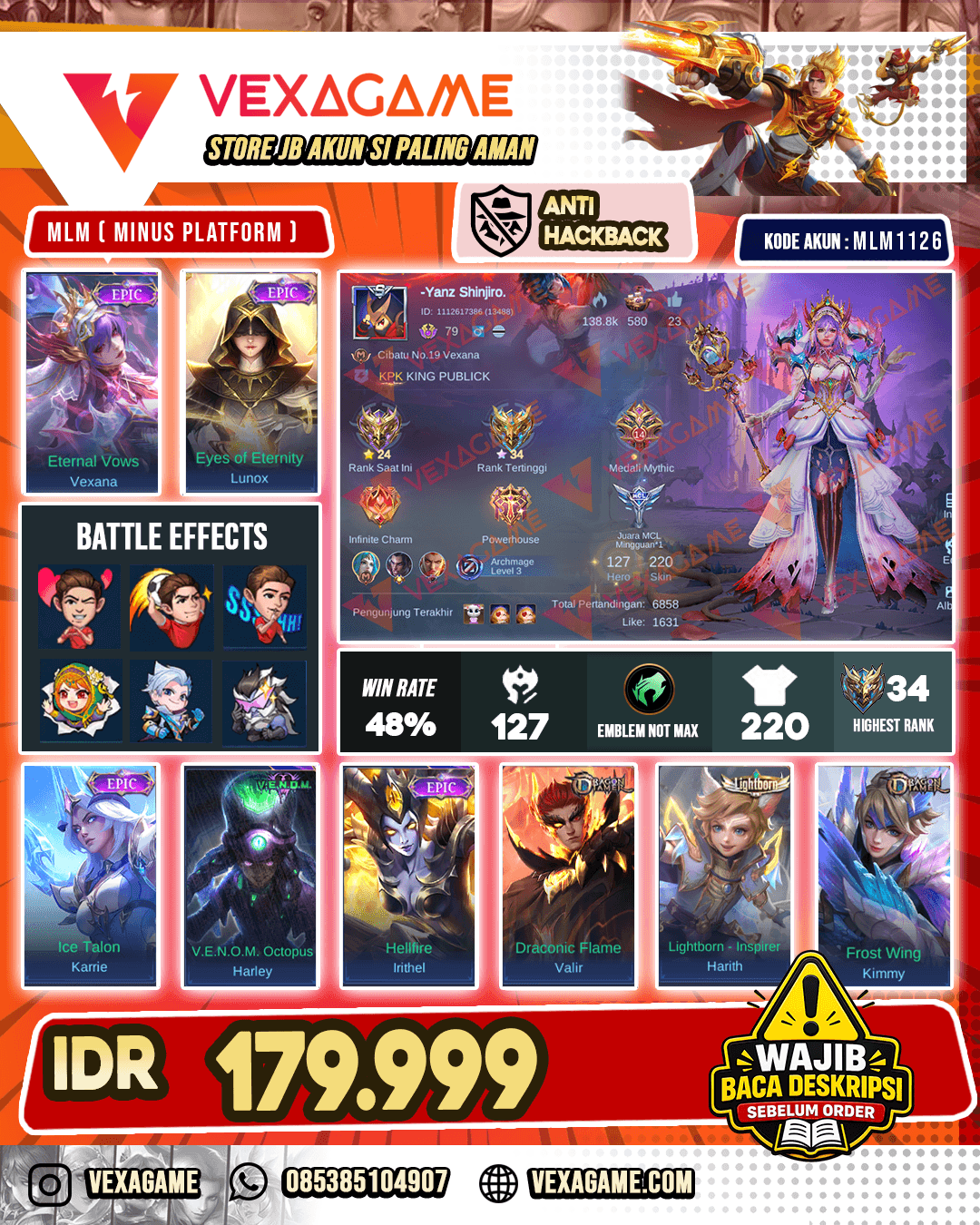 Vexana Epic | Lunox Epic