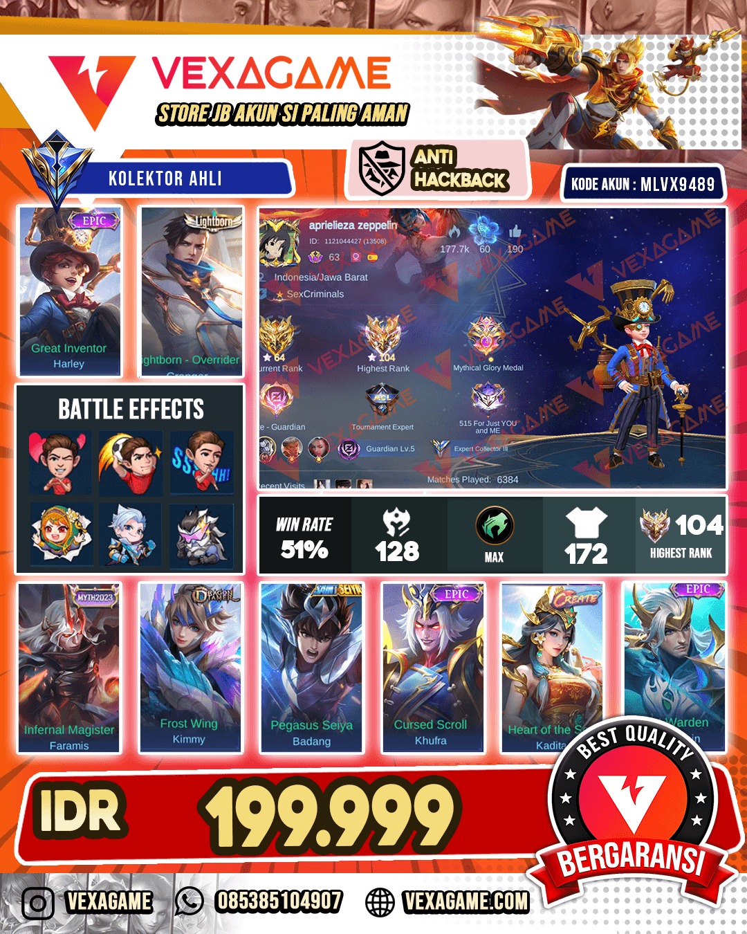Harley Epic | Granger Lighborn | Ex Immo