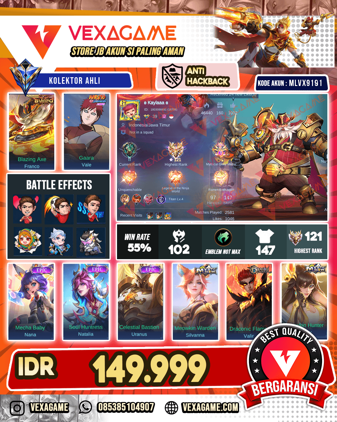Franco Blazing | Vale Naruto