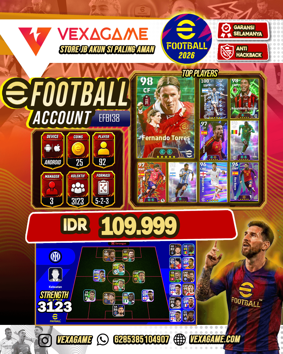 Lionel Messi Showtime, Fernando Torres Epic, Ferran torres showtime, Ronaldinho Epic.