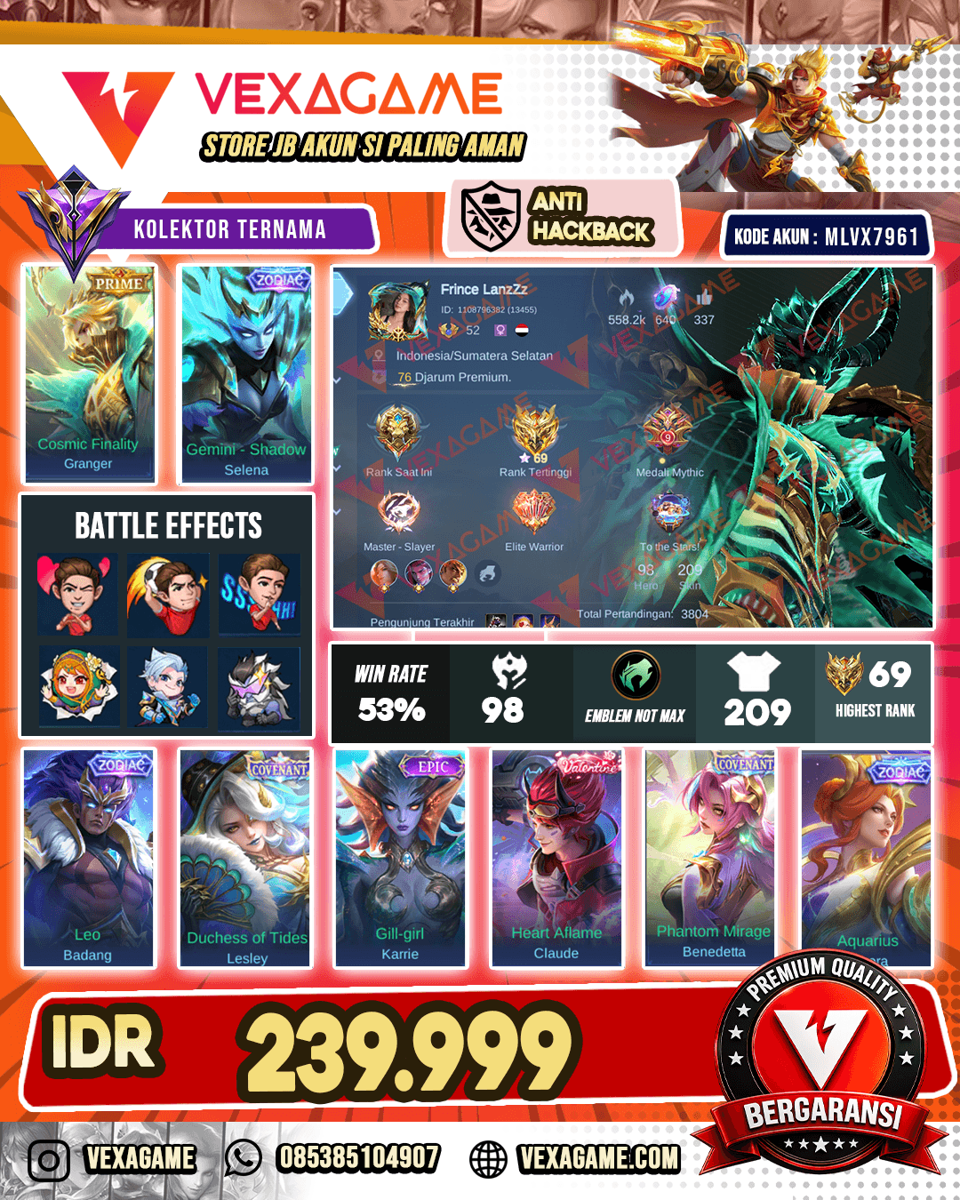 Granger Prime | Selena Zodiac
