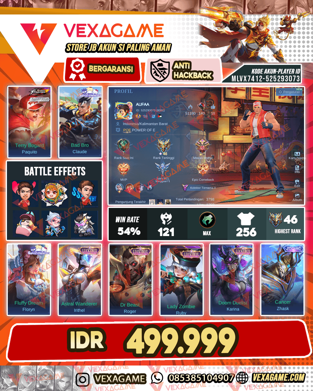 Paquito Kof | Claude Sanrio | 4 Luckybox | Emblem MAX