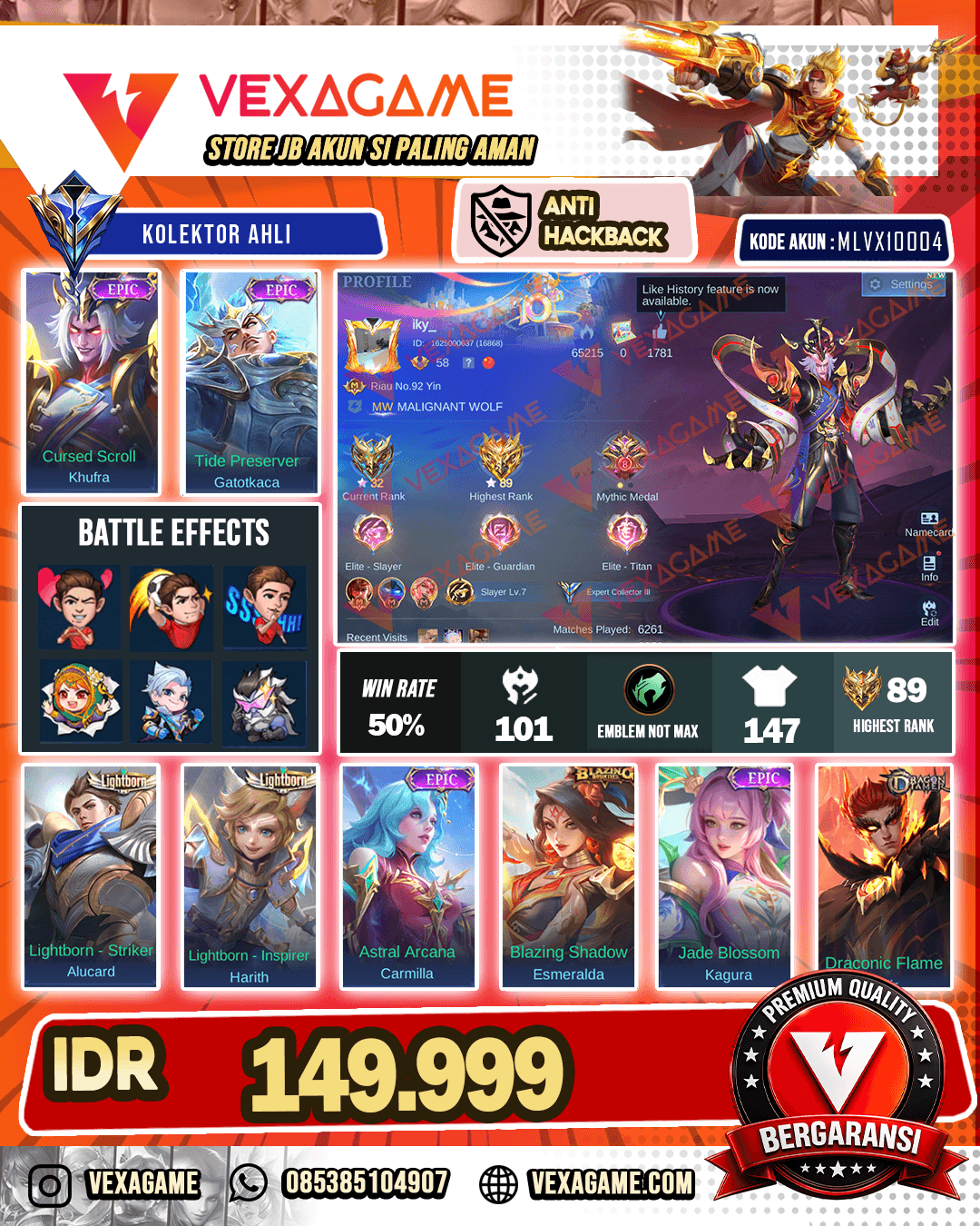 Kufra Epic | Gatotkaca Epic | 2 Lightborn