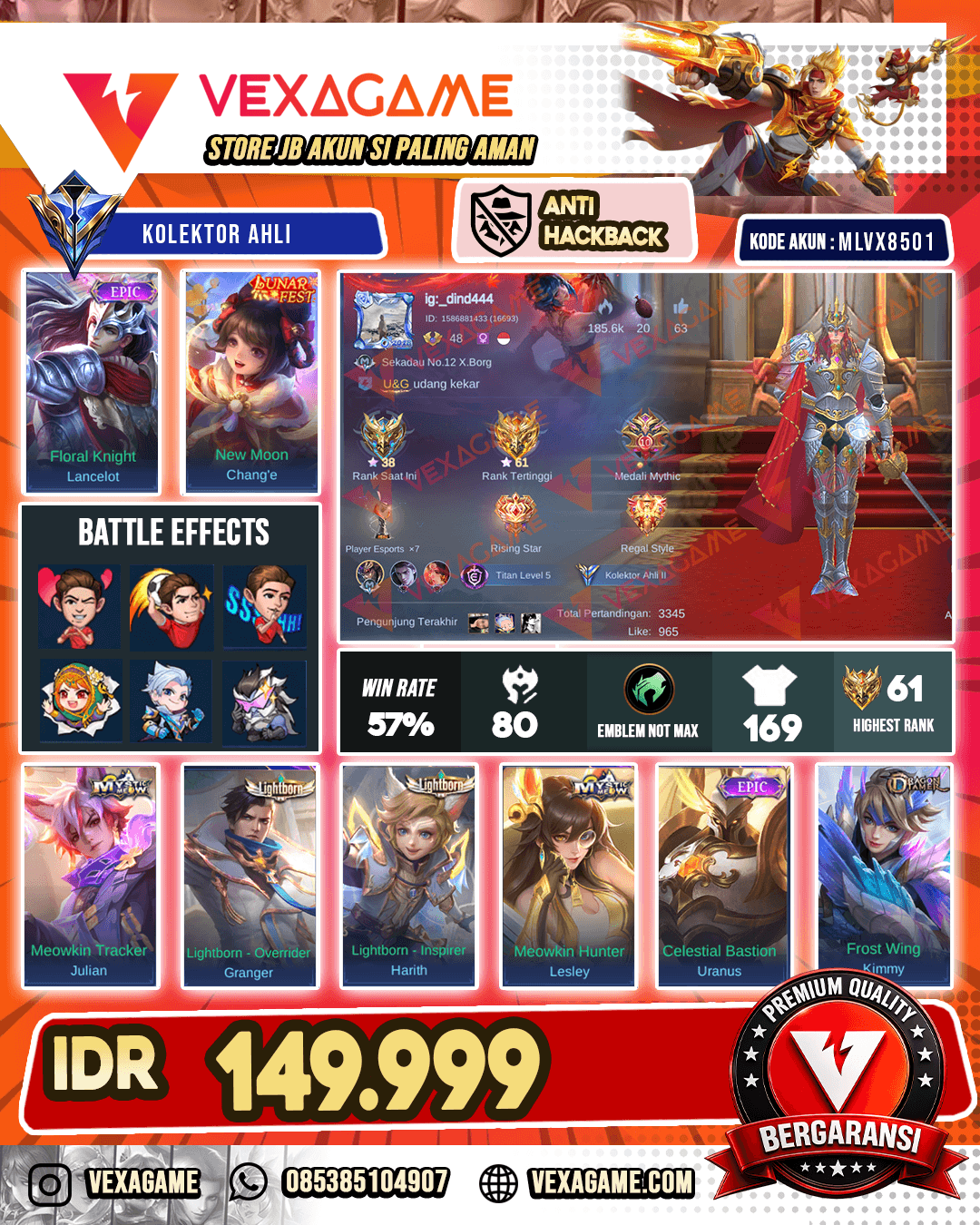 Lancelot Epic | Change Lunar Fest