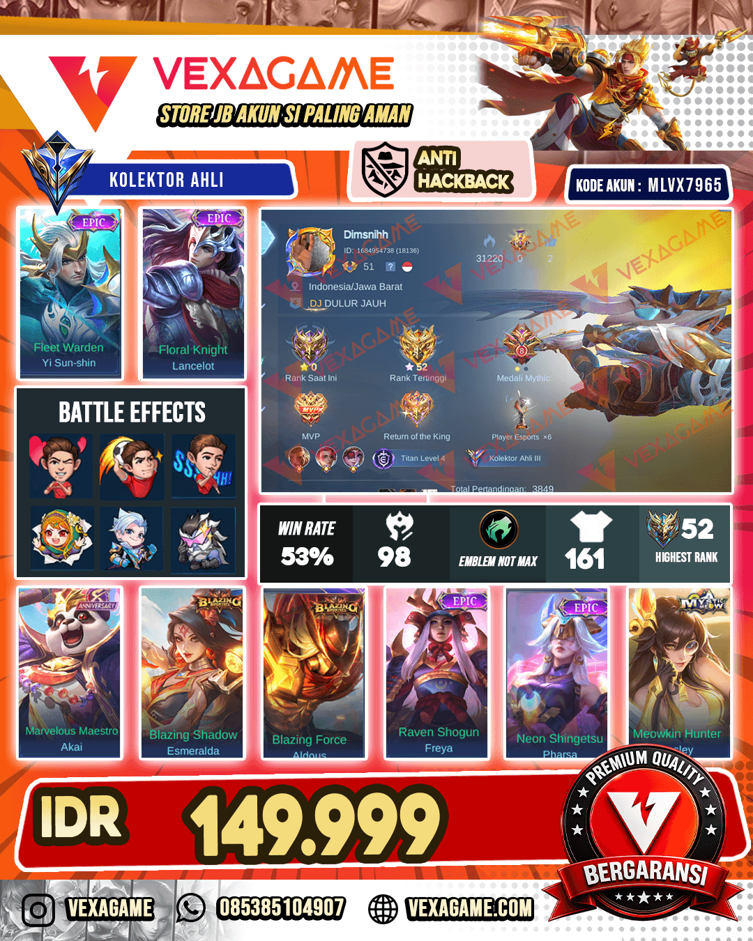 Yss Epic | Lance Epic