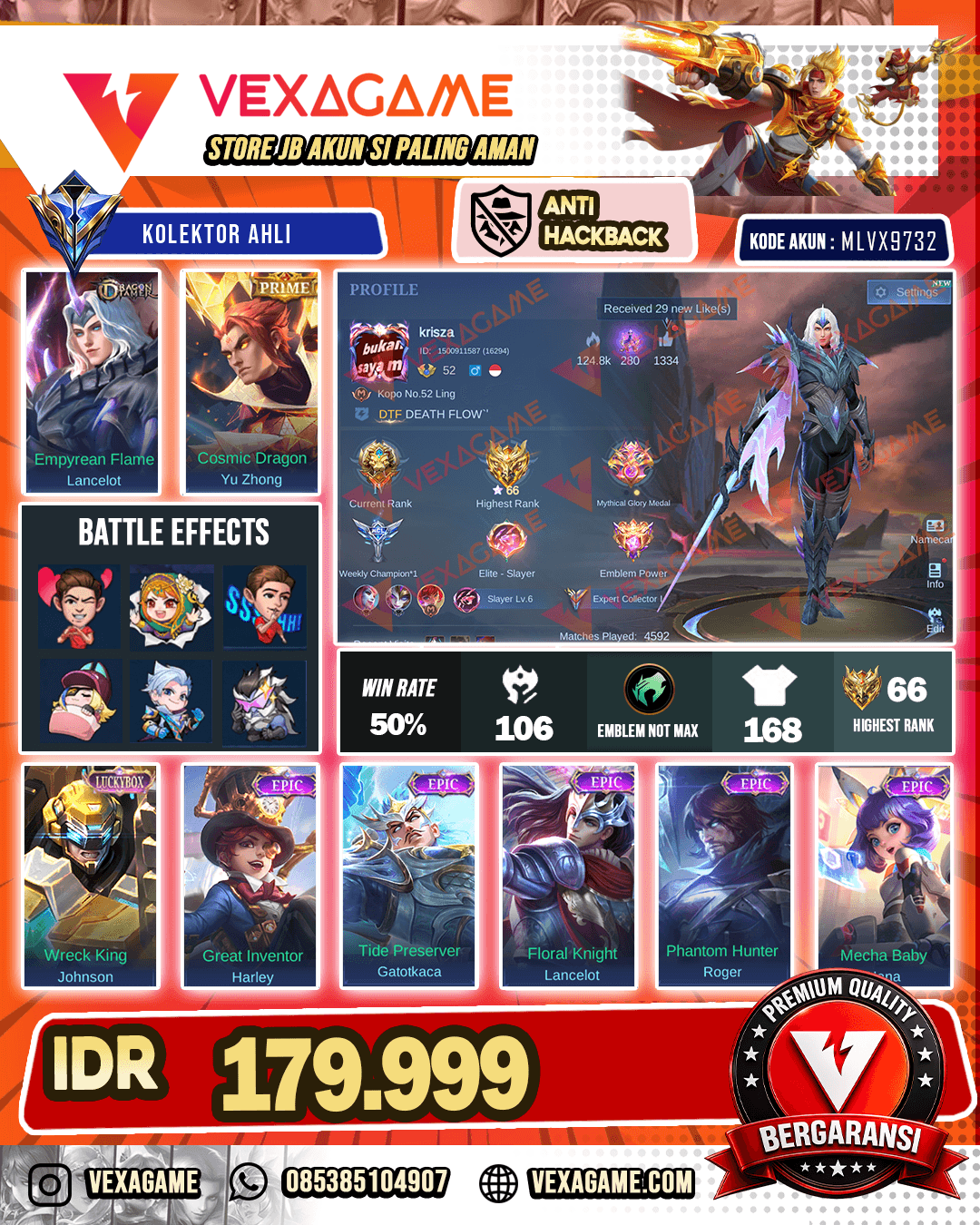 Lancelot Dragon Tamer | Yu Zhong PRIME | Johnson Luckybox