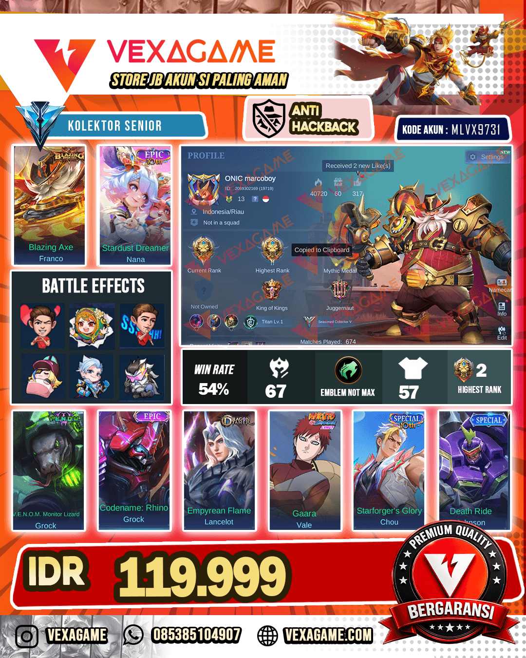 Franco Blazing | Nana Epic