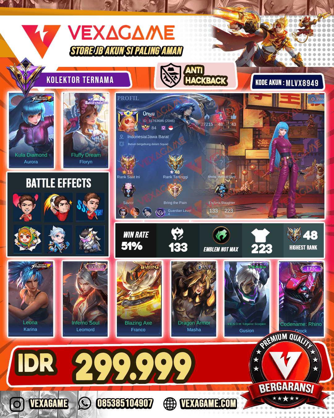 Aurora KOF X Floryn Sanrio | Leomord Luckybox