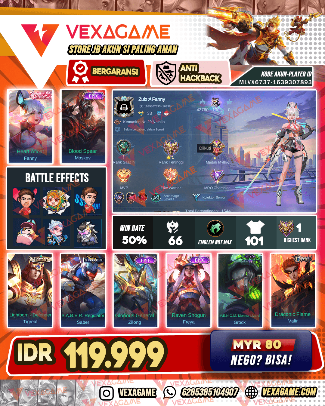 Fanny Valentine | Moskov Epic