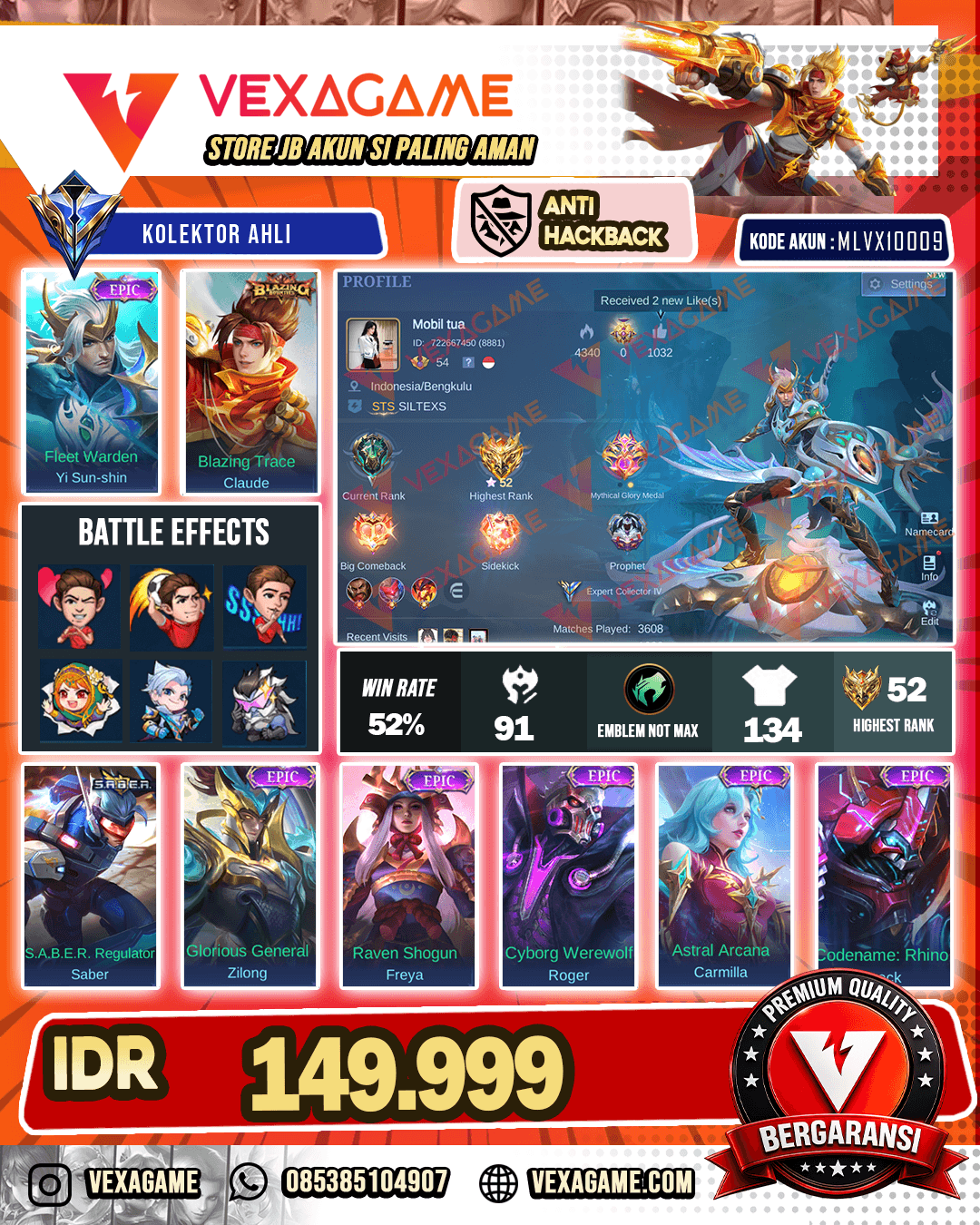 YSS Epic | Claude Blazing
