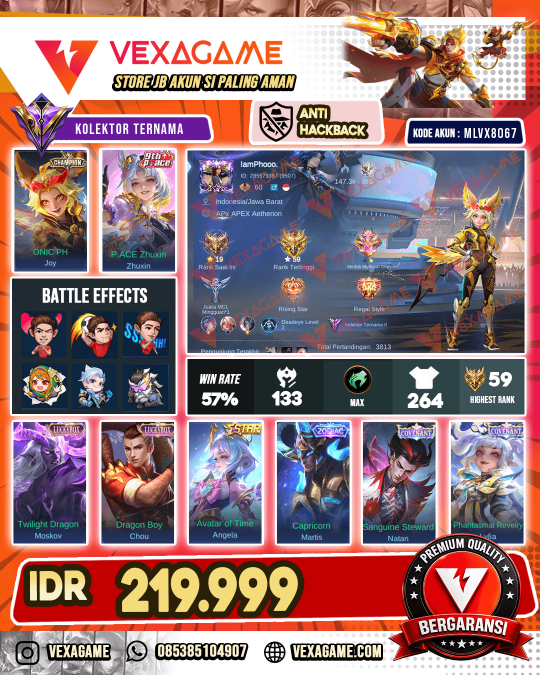 Joy Champions | Zhuxin P ace | Moskov Luckybox | Chou Luckybox
