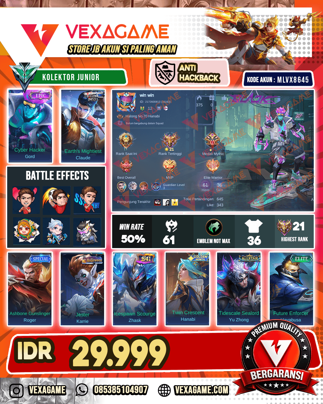 Akun Murah Harga Pelajar