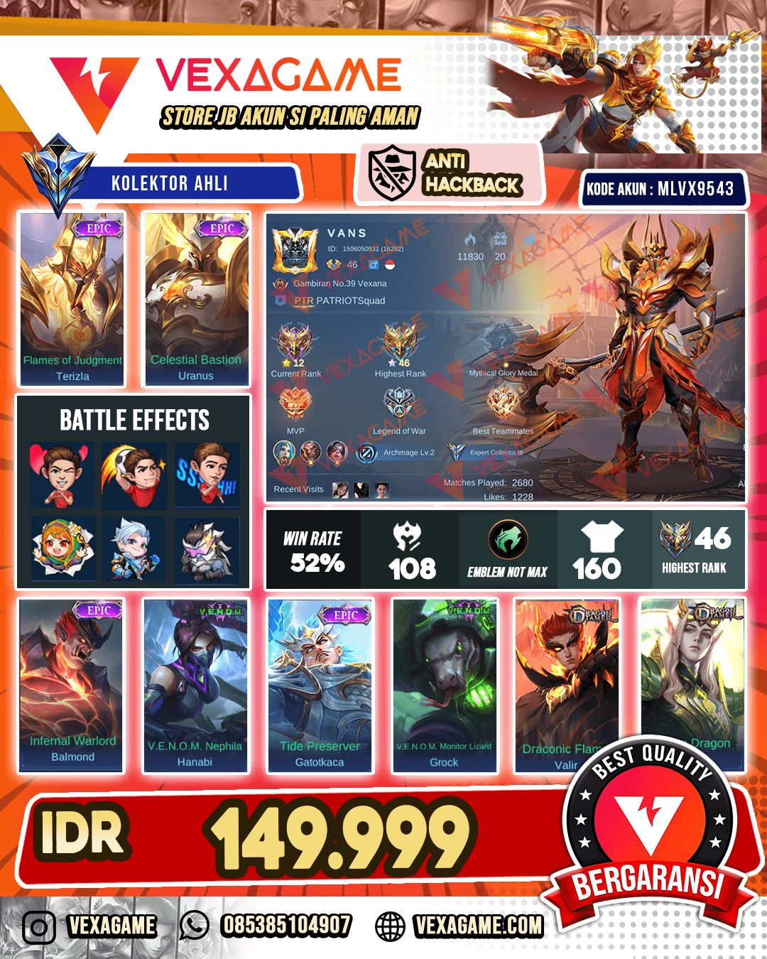 Terizla Epic | Uranus Epic