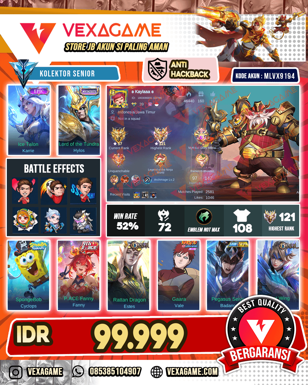 Karrie Epic X Hylos Myth