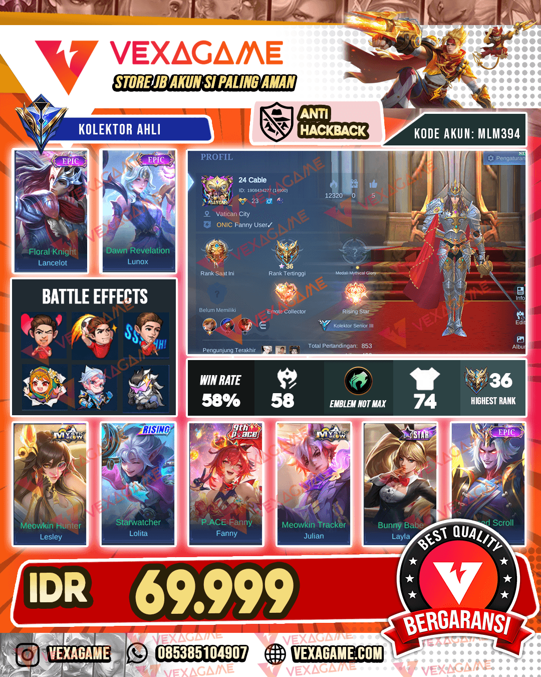 Lancelot Epic | Lunox Epic