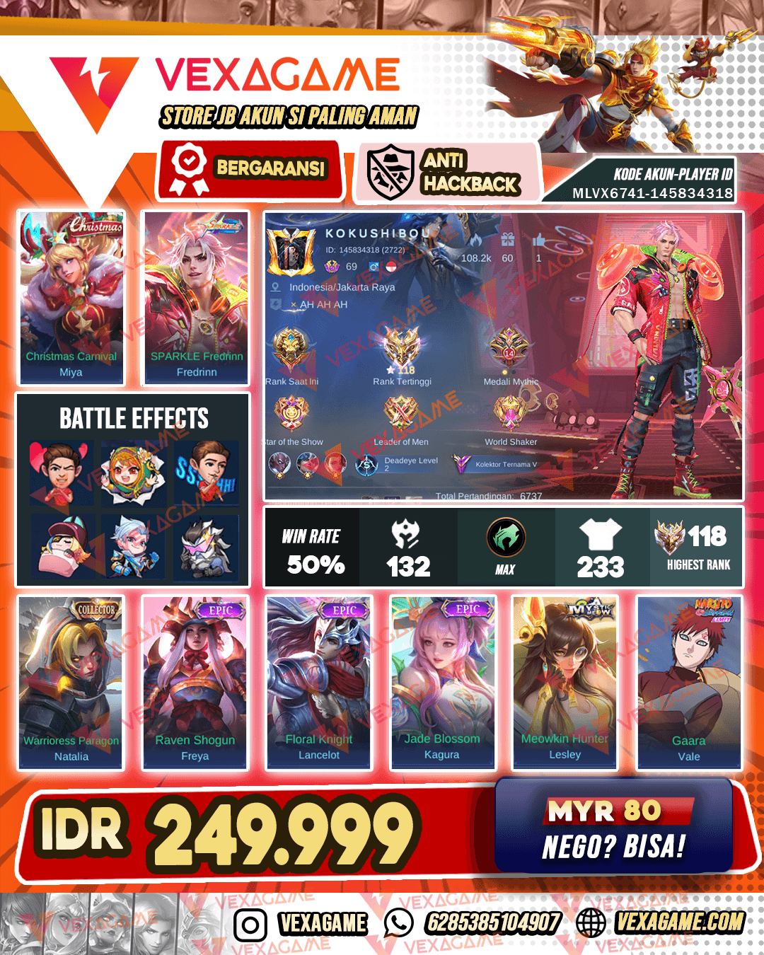 Fredrin Sparkle | MIya Christmas | Ex Immo