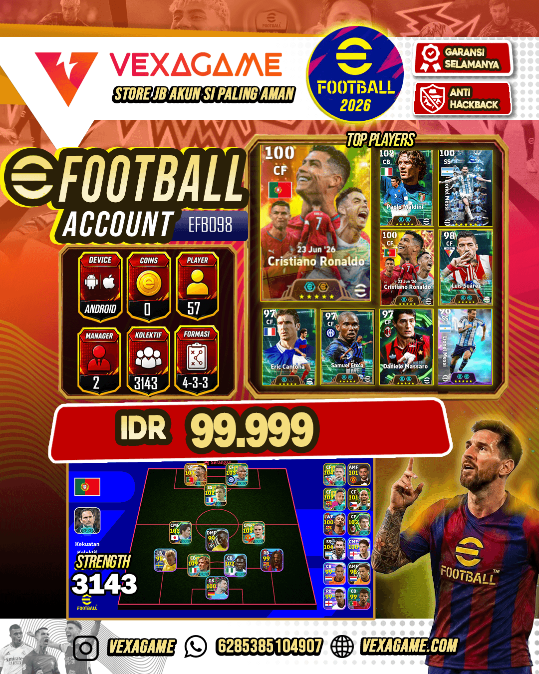 Ronaldo Big Time | Maldini Epic | Eto'o Epic | Suarez Epic | Cantona Epic | Koller Epic