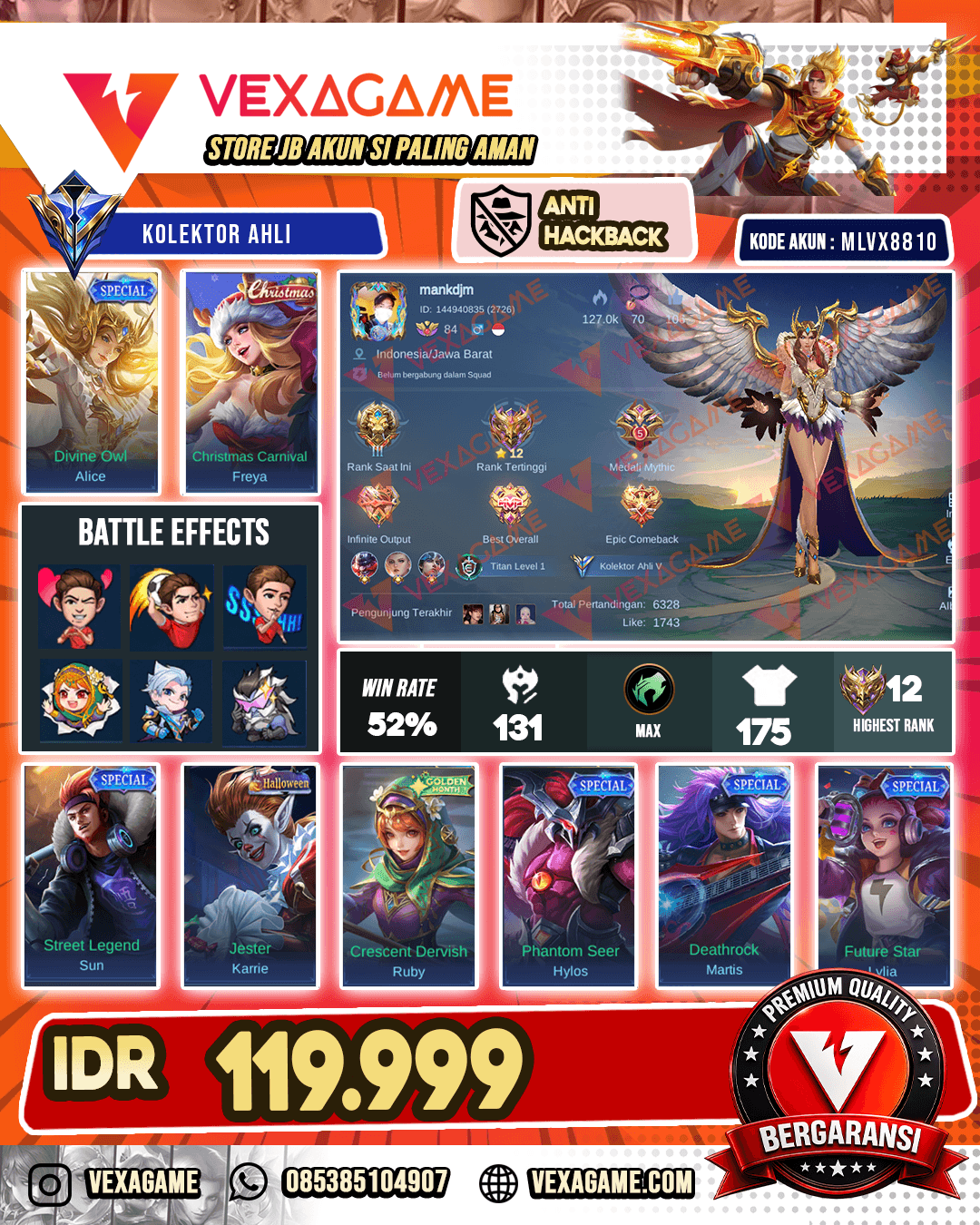 AKUN MURAH KOLEKTOR AHLI