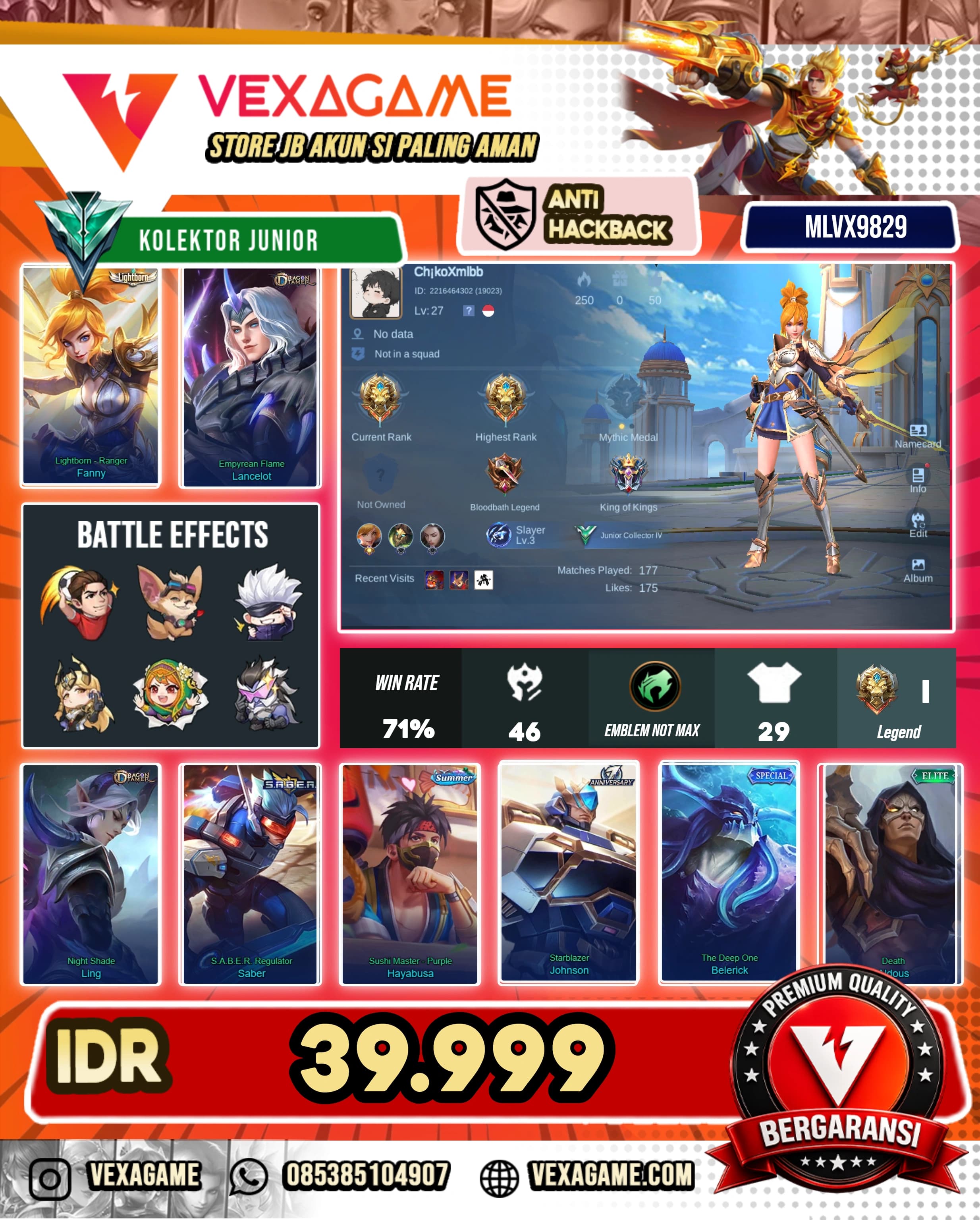 Fanny Lightborn | Lancelot Dragon Timer