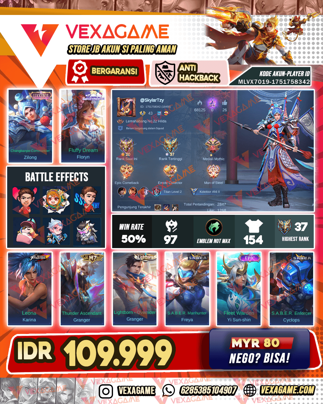 Zilong Luckybox | Floryn Sunrio | Granger M7