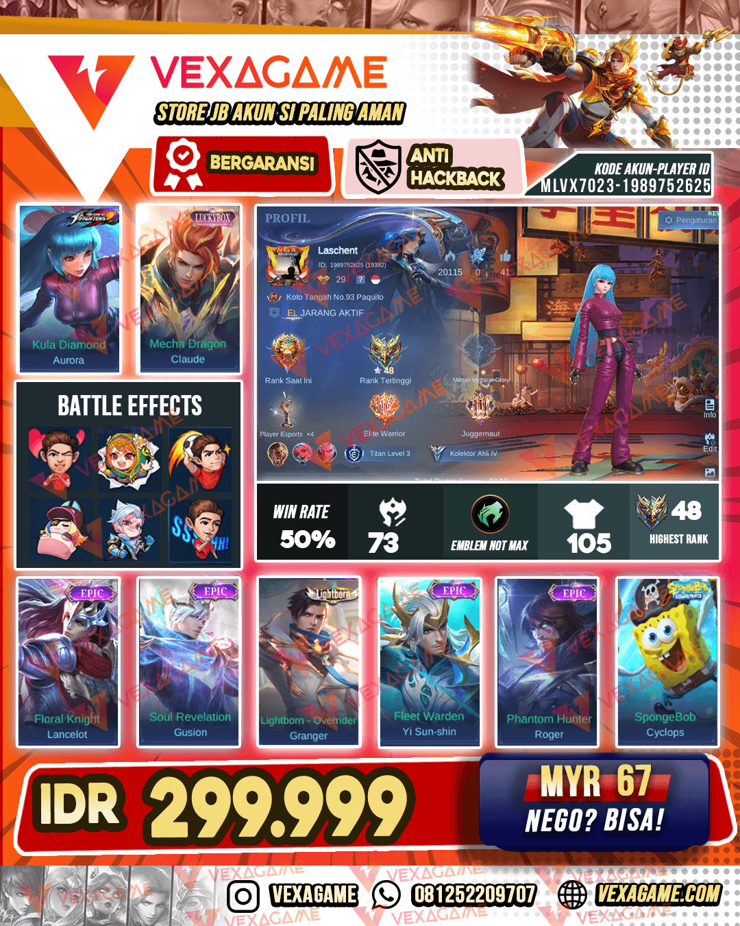 Aurora KOF | Claude Luckybox