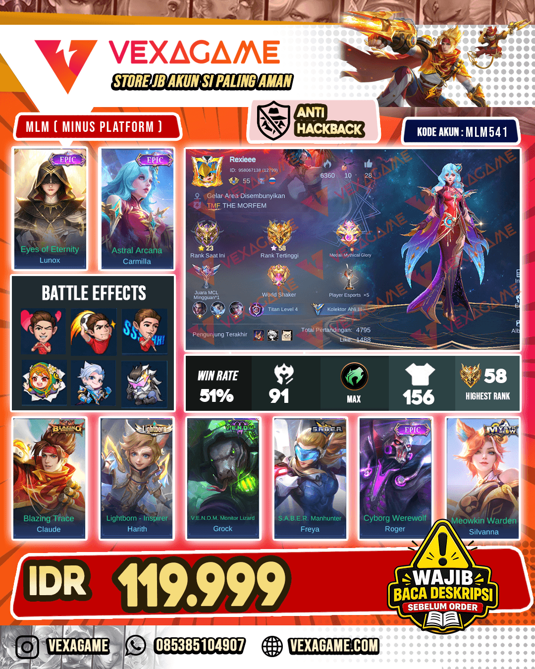 Carmila Epic | Lunox Epic