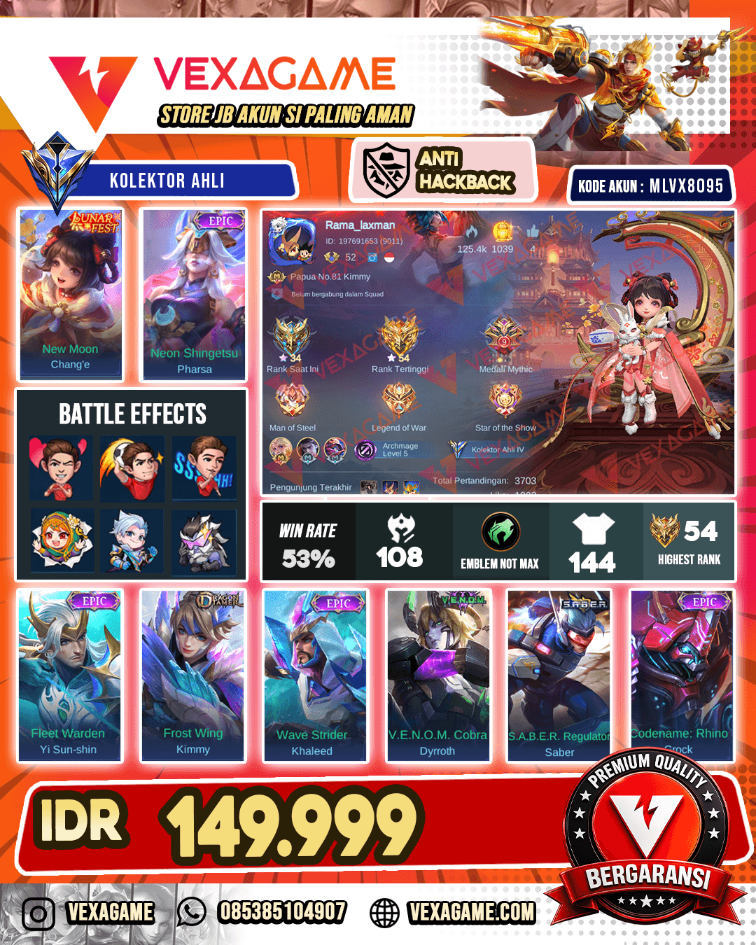 Change Lunar Fest X Pharsa Epic