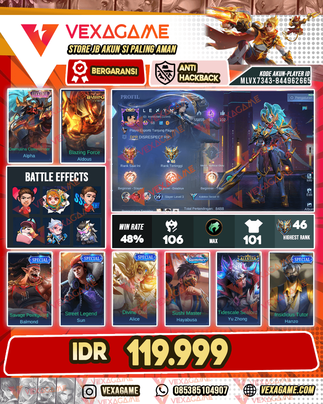 Alpha Luckybox | Aldous Blazing