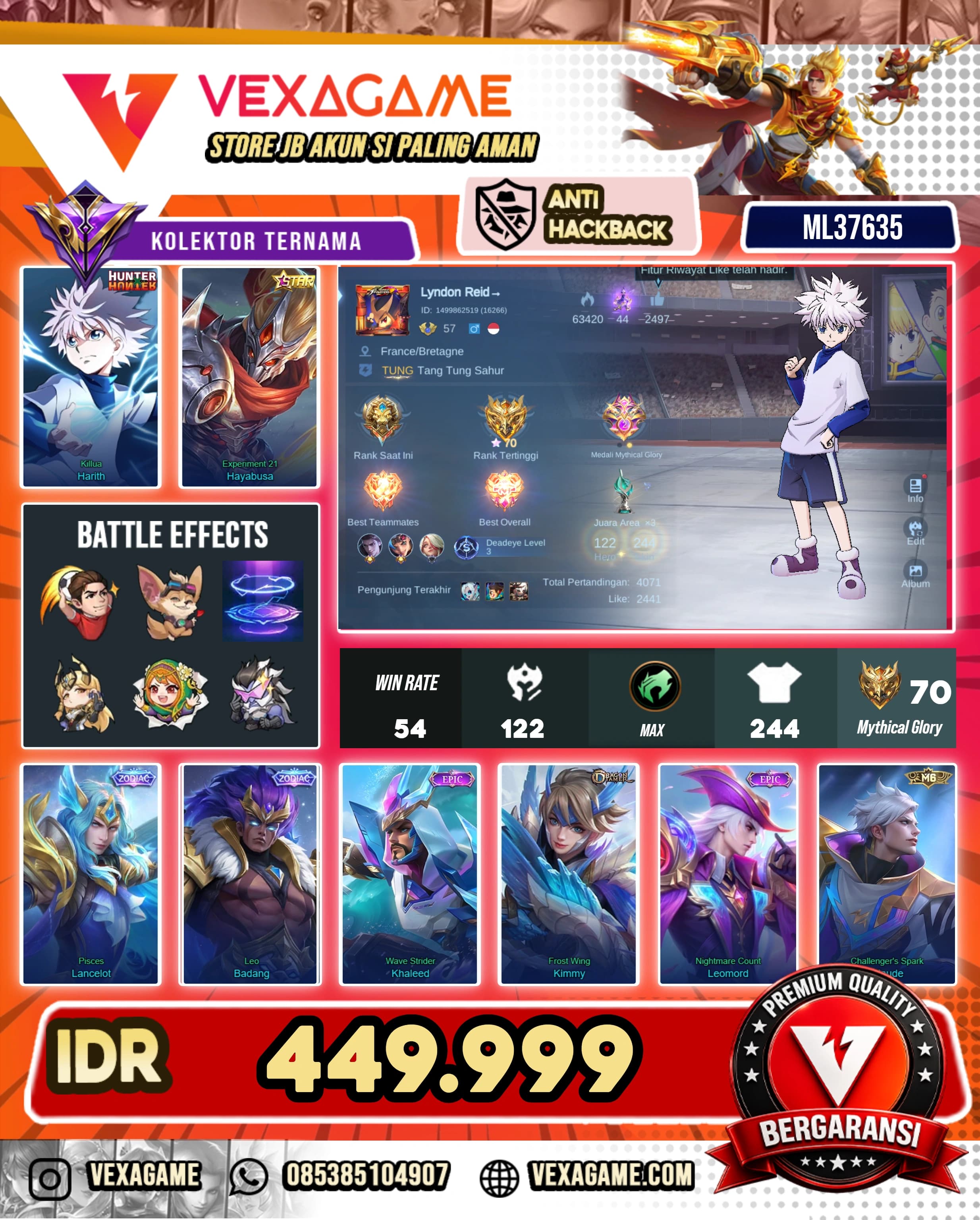 Harith HxH | Hayabusa Annual Star | Recall Tas Tas
