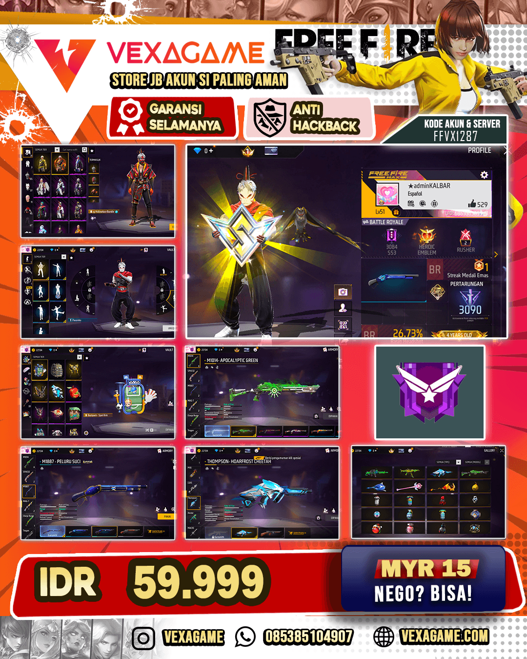 SG MAMBA x PELURU SUCI | SG PANJANG INCUBATOR | VAULT OTW 100