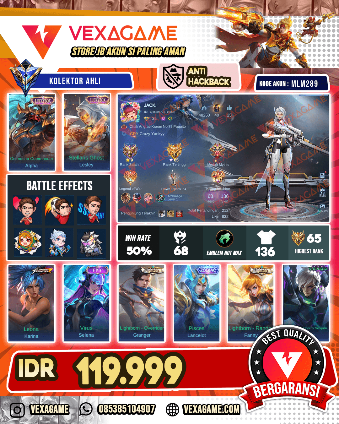 Lesley Luckybox X Alpha Luckybox