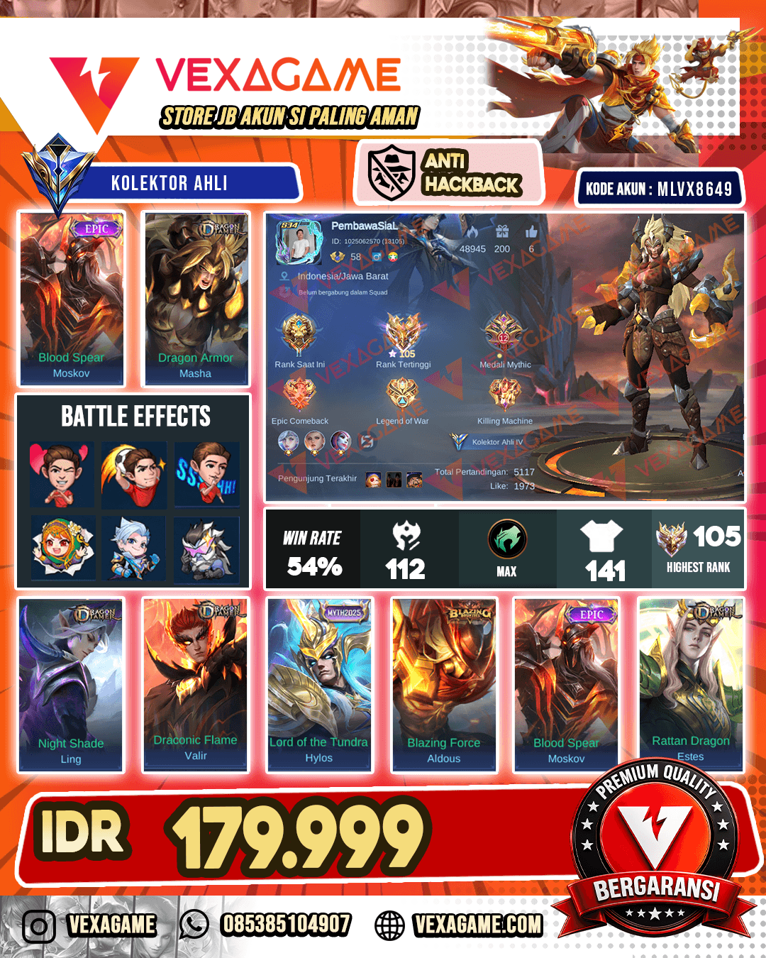 Masha Dragon Tamer | Moskov Epic Ex Immo