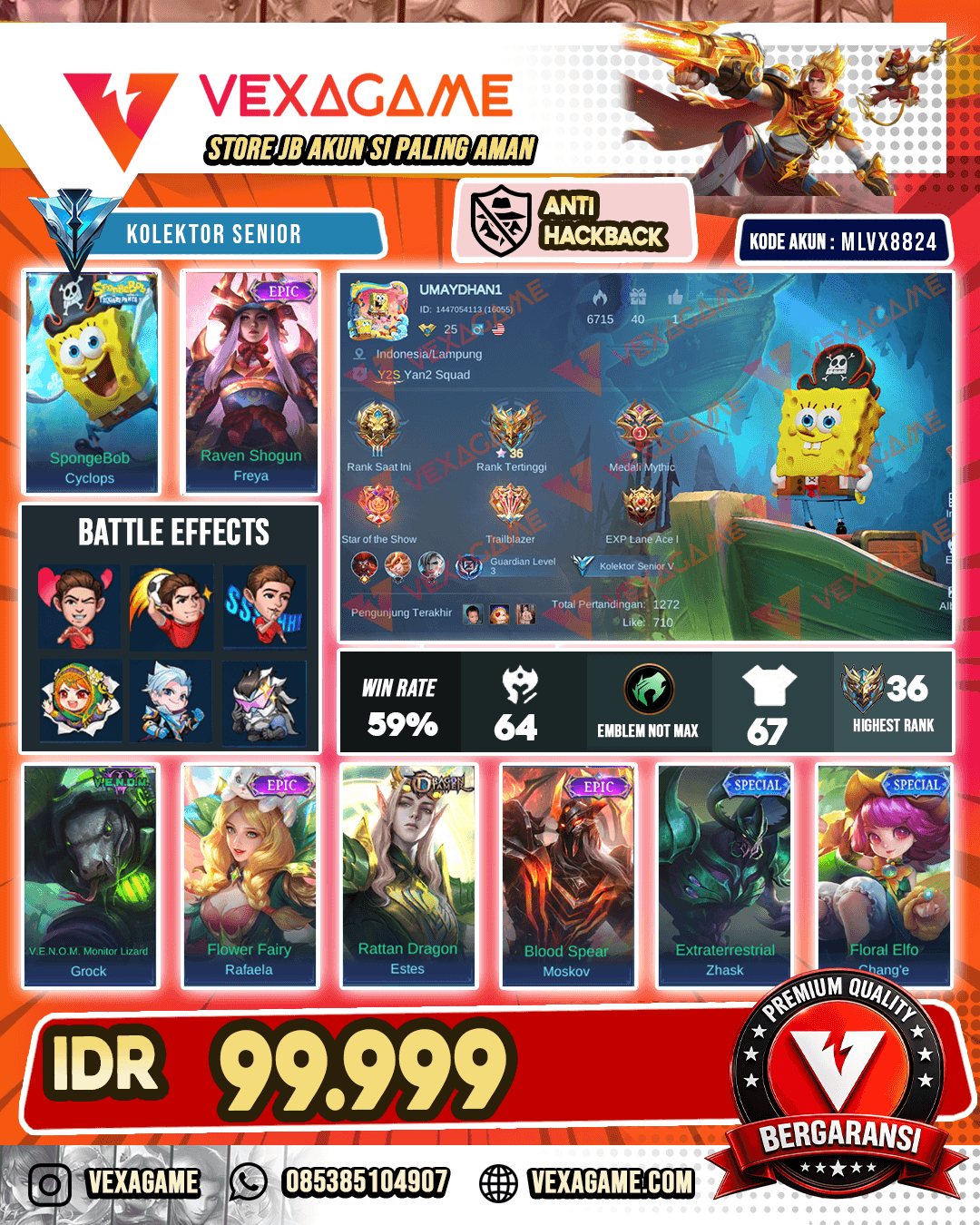 Cyclops Spongebob X Freya Epic
