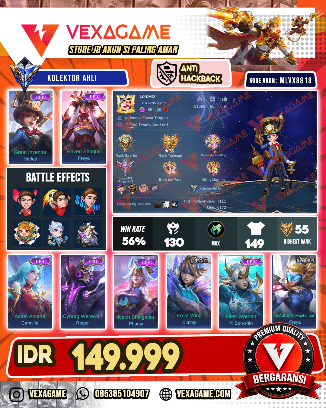 Harley Epic X Freya Epic