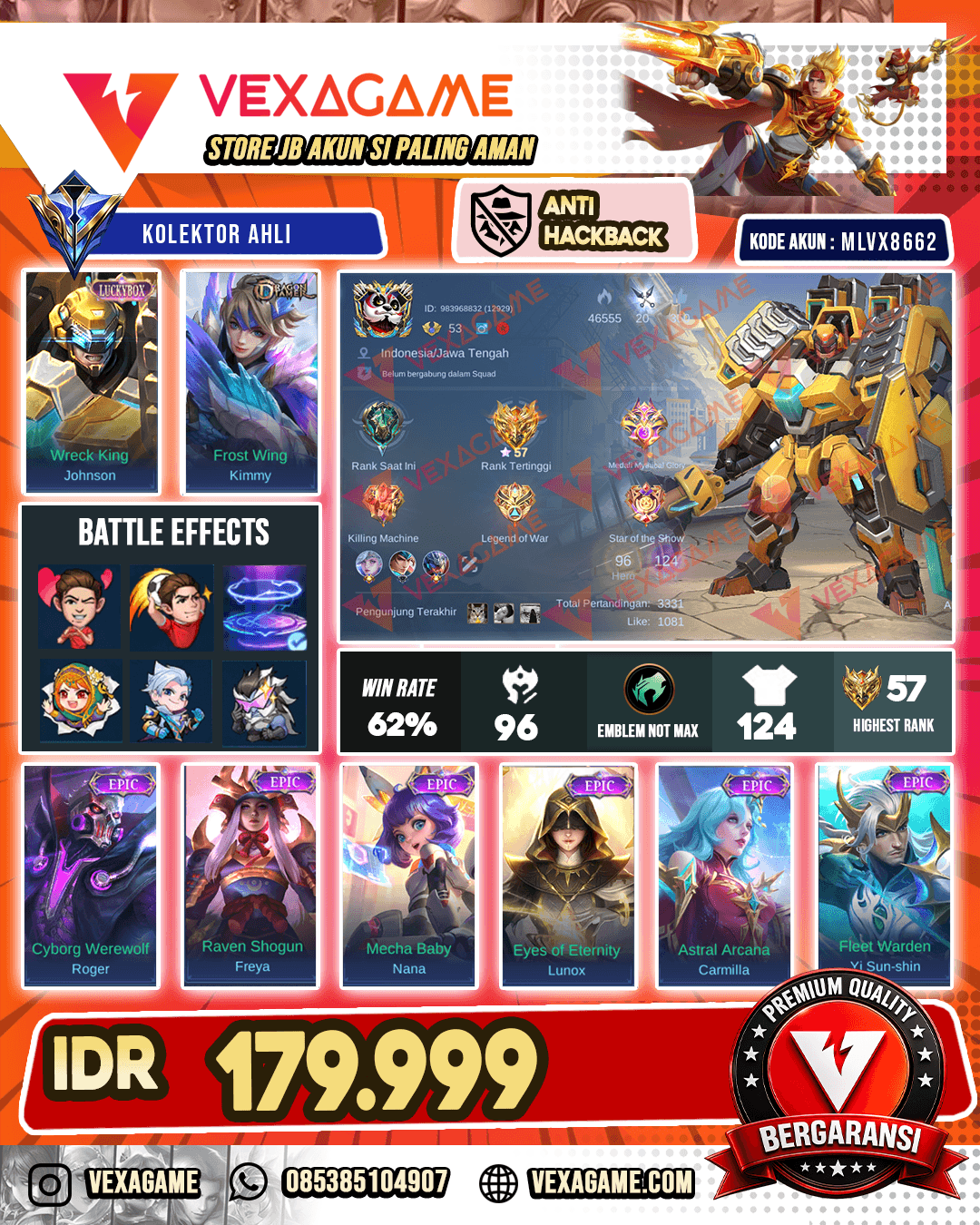 Jhonson Luckybox | Tas Tas ON