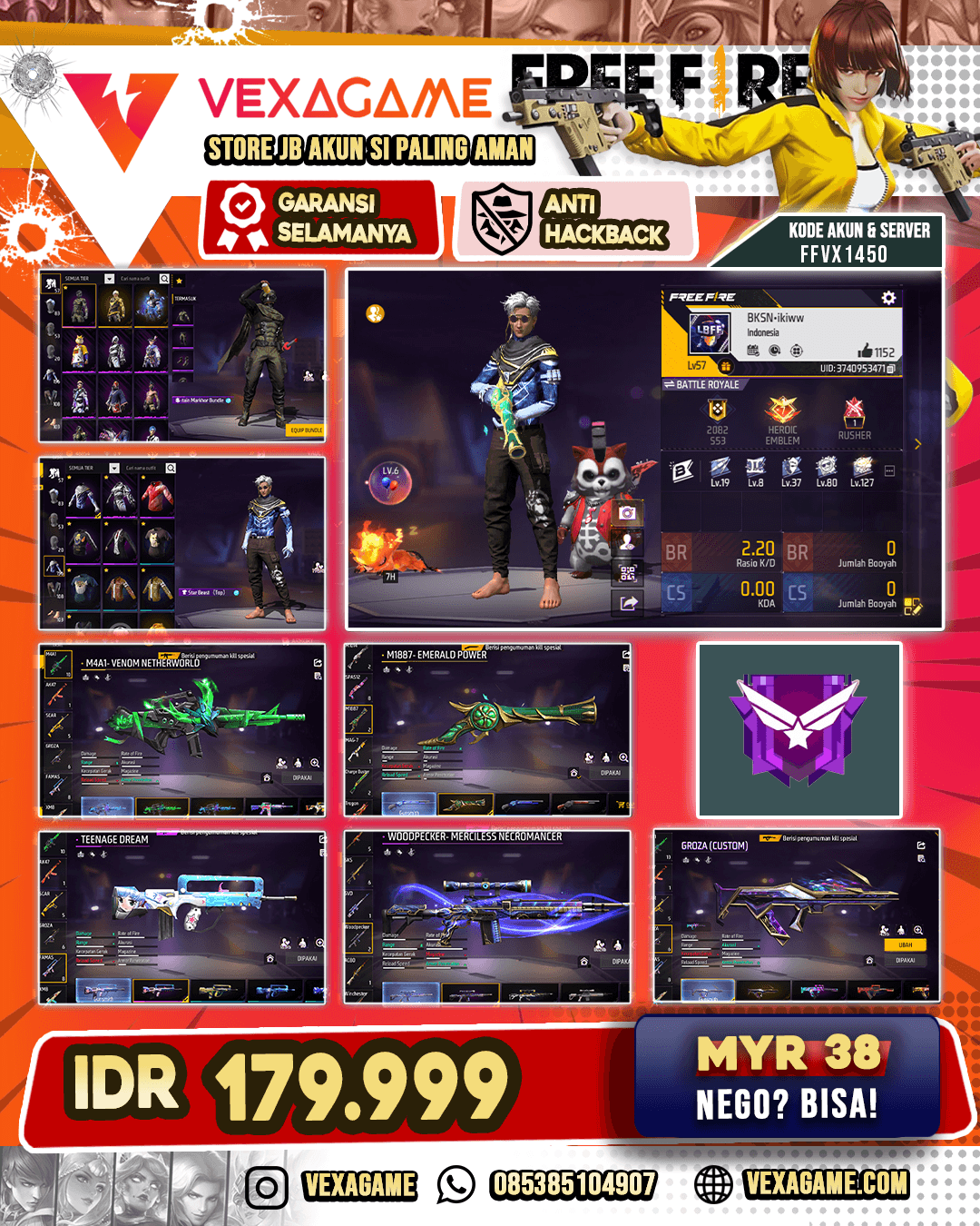 Sg 2 Rasa | Vault 150++ | M4A1 Venom Netherworld