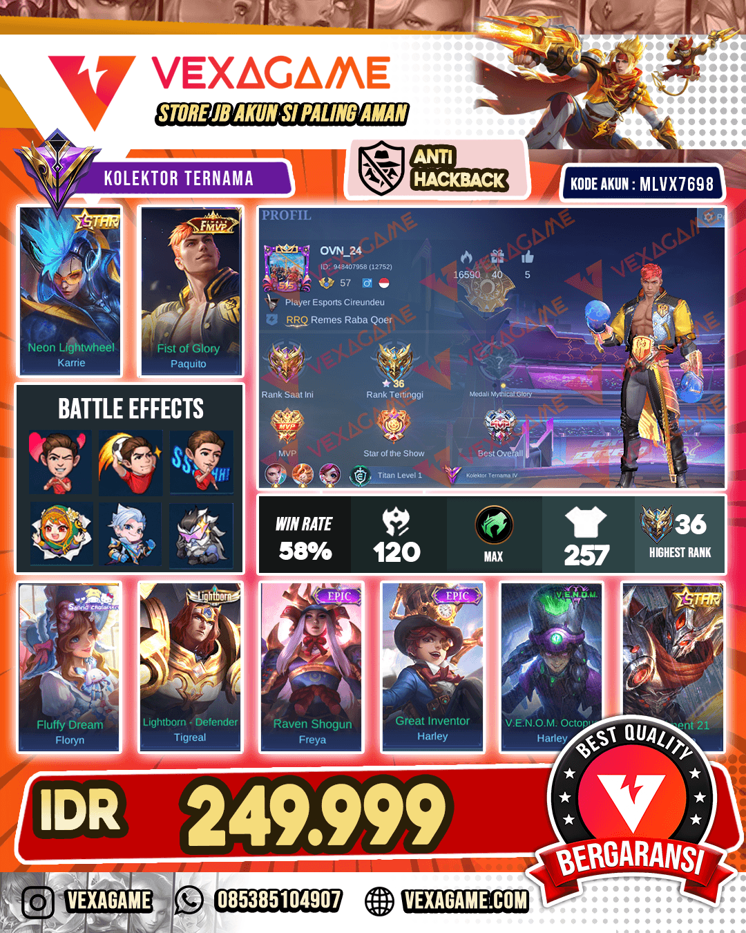 Paqutio FMVP X 2 Annual Star