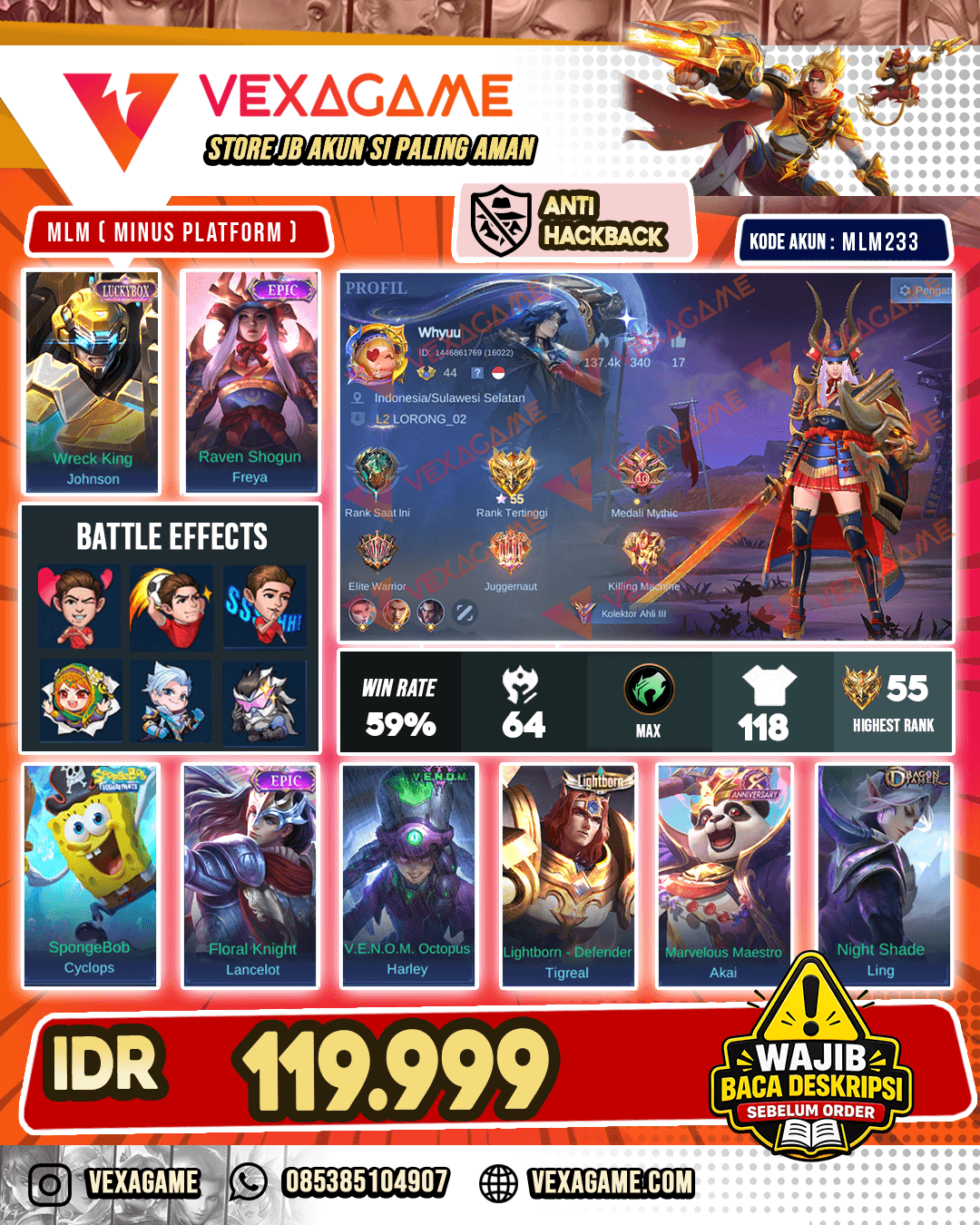 Johnson Luckybox | Freya Epic