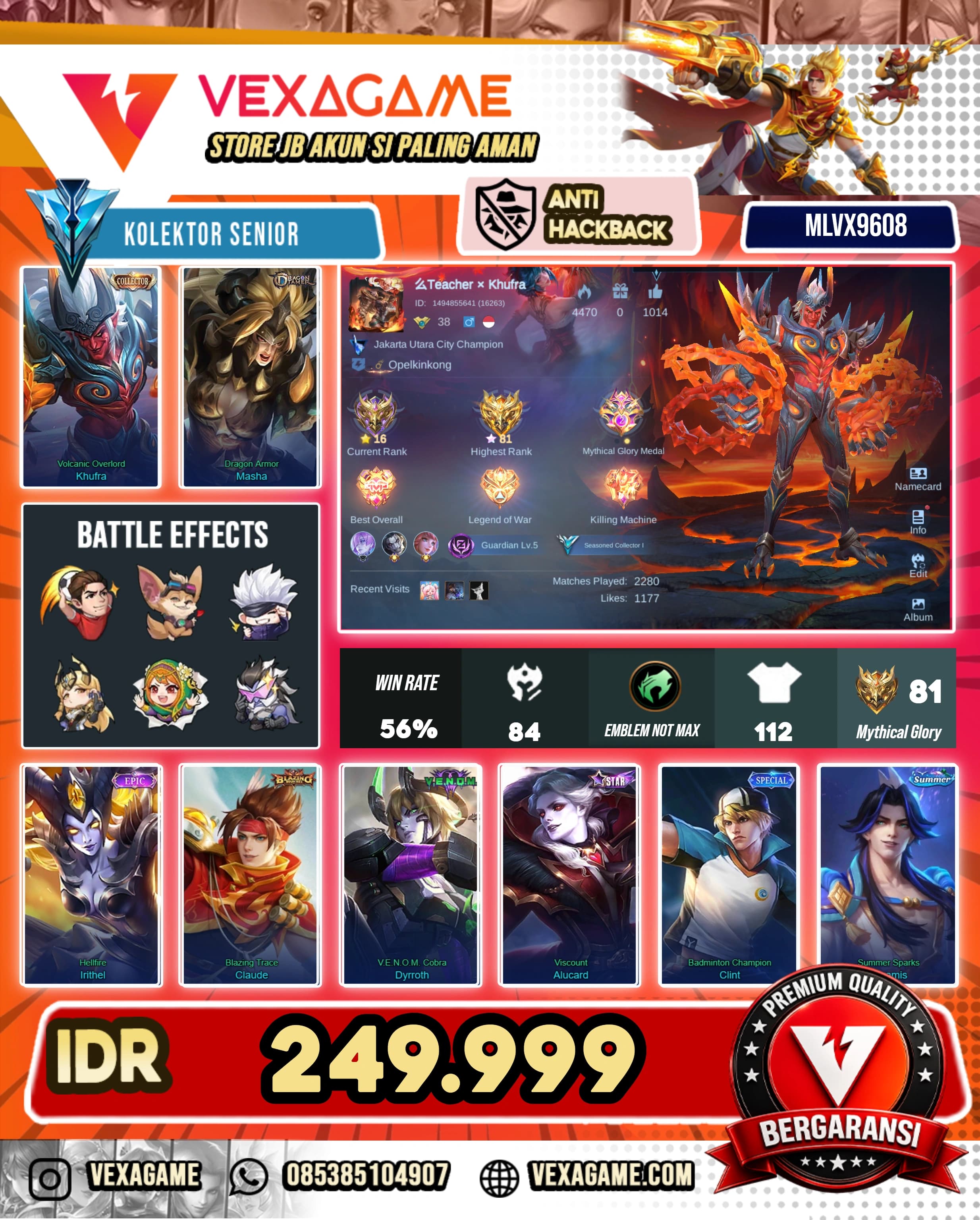 Khufra Collector | Masha Dragon Tamer | Recal Tas Tas Merah