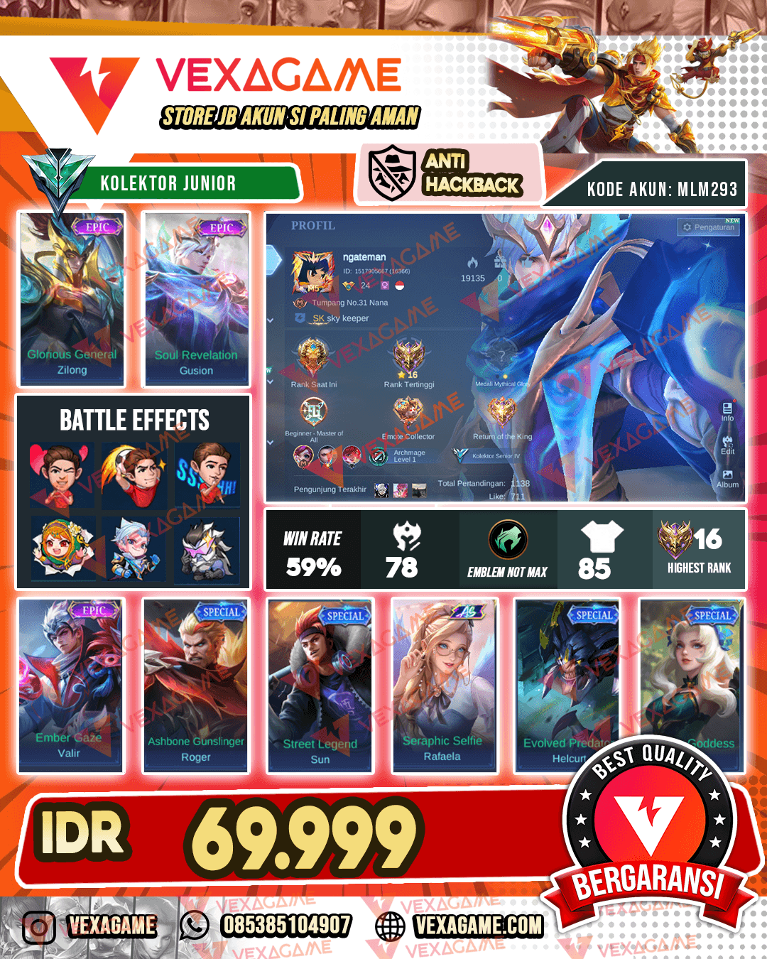 Akun Murah Harga Pelajar