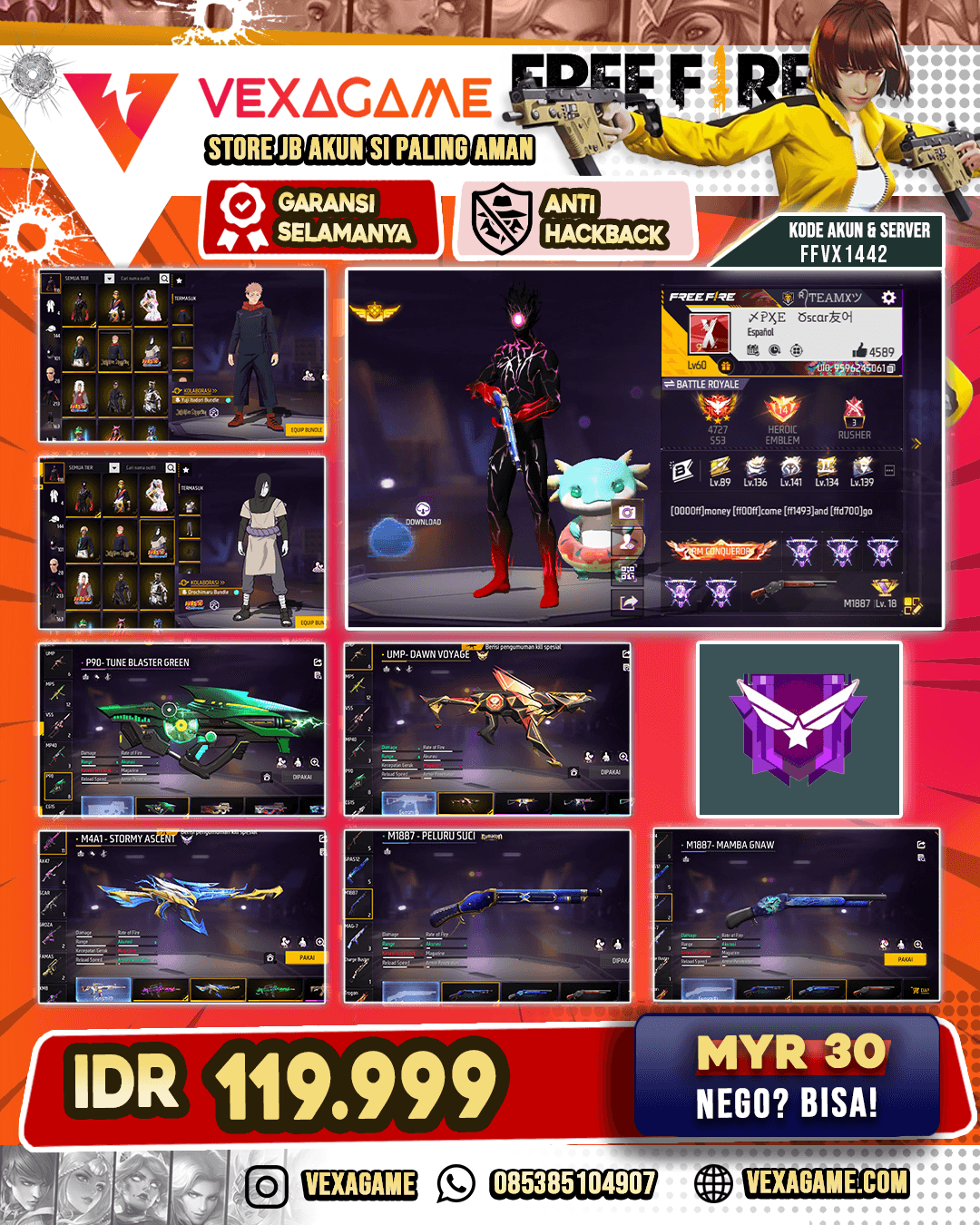 SG MAMBA x PELURU SUCI | BUNDLE VOID | VAULT 200+