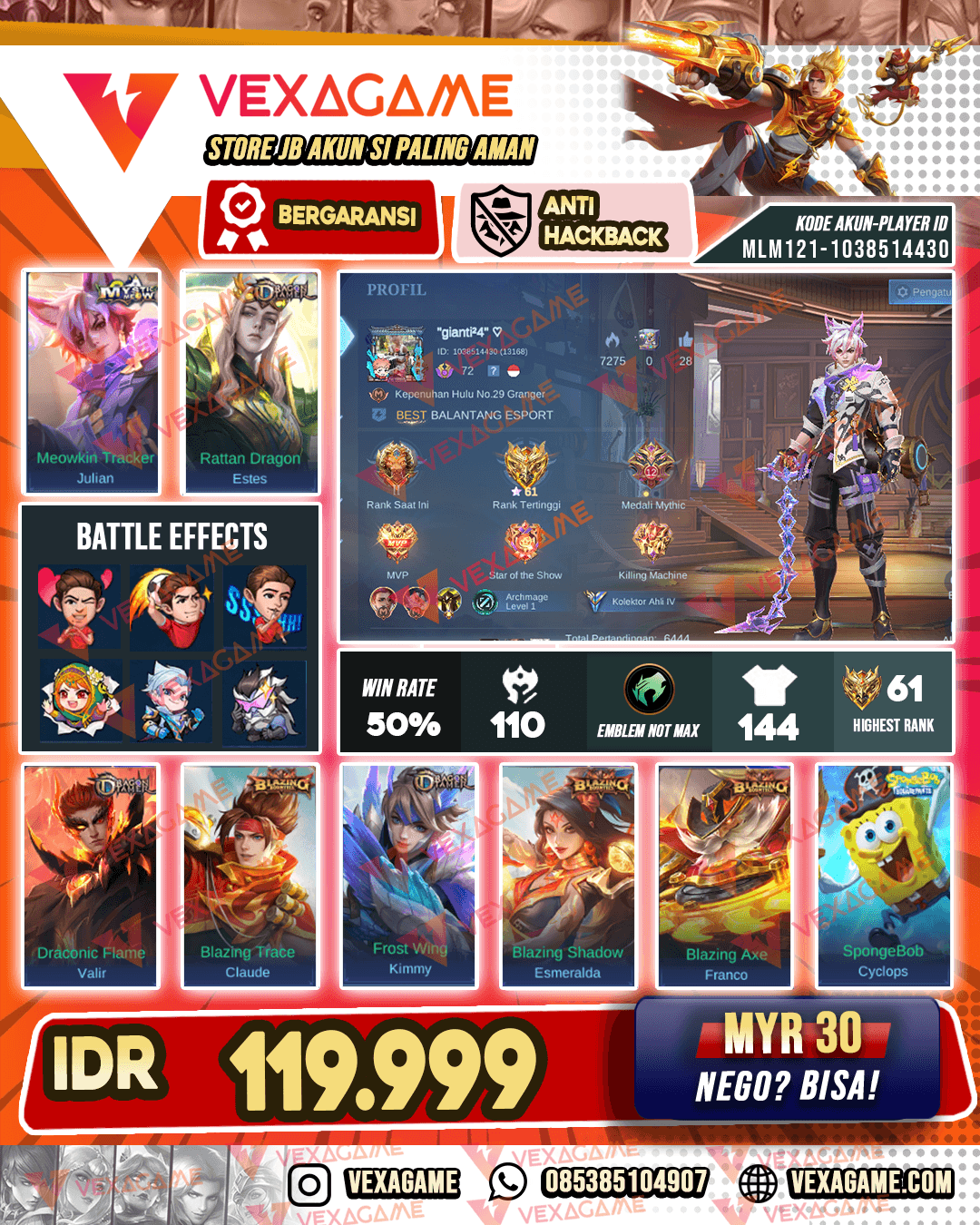Julian Meow | 3 Dragon Tamer | 3 Blazing